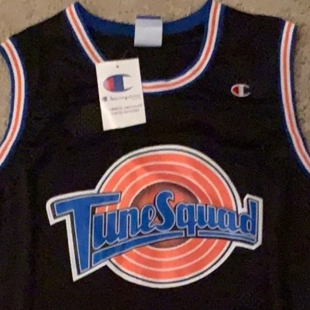 Tune Squad Jersey Micheal Jordan Black Authentic